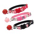 thumbnail image 1 of OULII 3Pcs Pet Safety Neckchain with Japanese Style Flower Print and Comfortable Adjustable Belt, 1 of 3