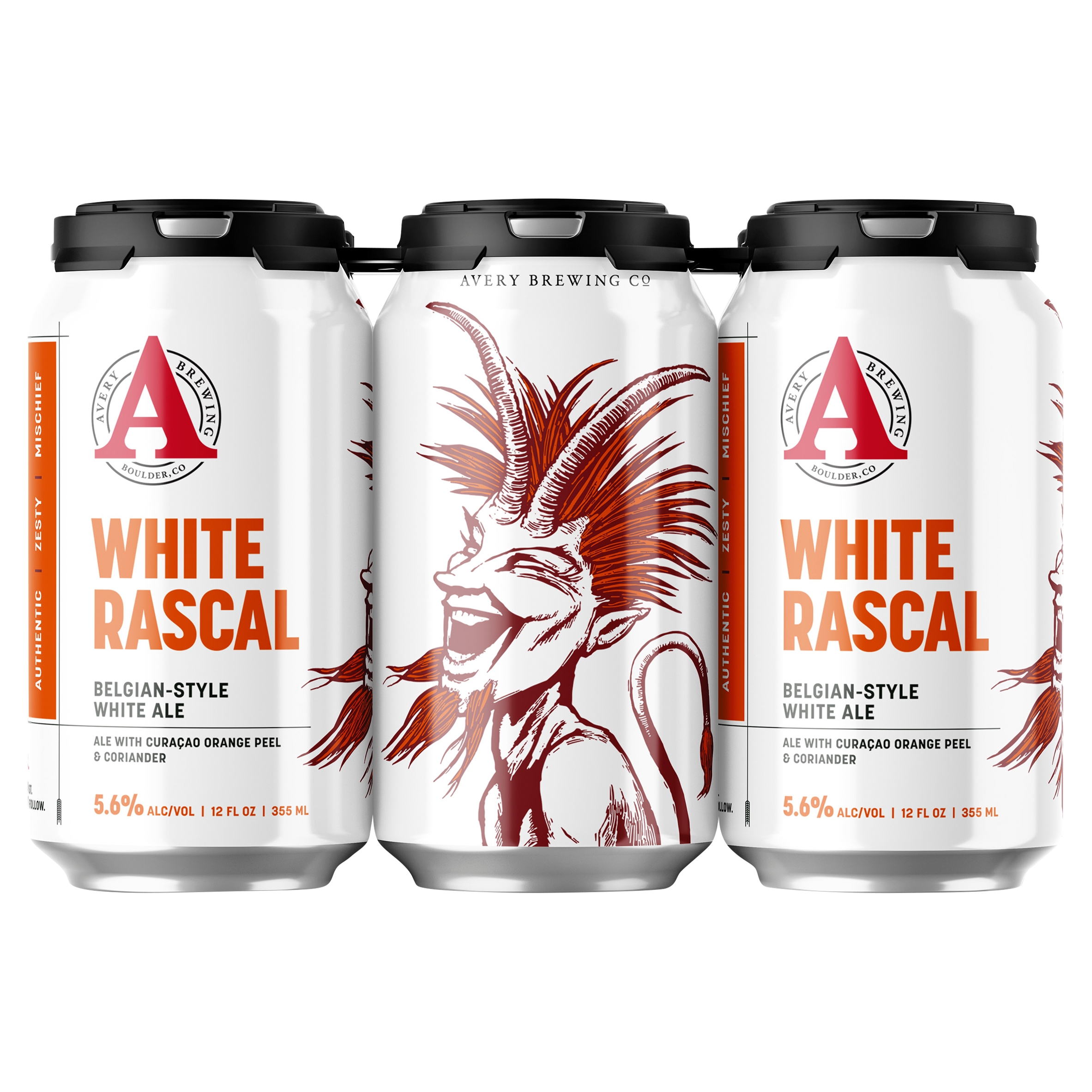 Avery Brewing Co. White Rascal BelgianStyle White Ale, 12 fl oz