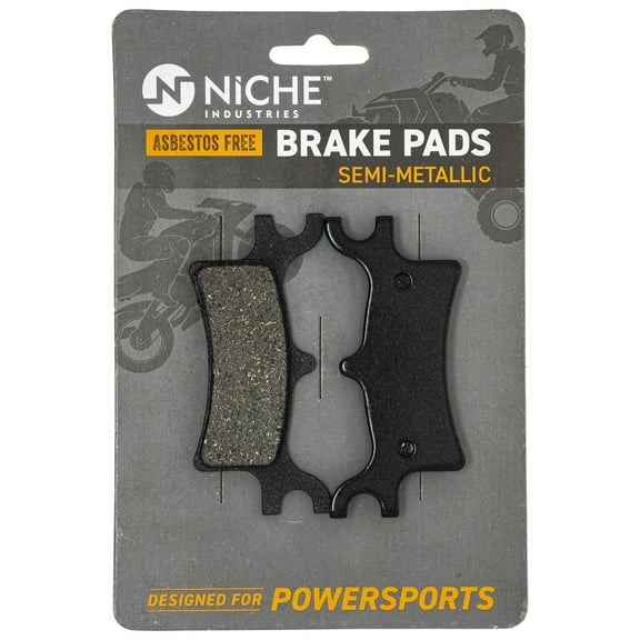 Niche Semi-Metallic Brake Pad Set for Polaris Trail Boss 570 1910425 UTV 519-KPA2220D