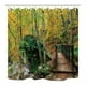 thumbnail image 1 of ABPHQTO Cortina de ducha de baño de tela de poliéster Tree The path In Forest 160x180 cm, 1 of 1