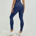 thumbnail image 5 of MASRIN Yoga Pants for Women High Waisted Soft Comfortable Leggings Casual Solid Color Slim Fit Athletic Tight Trousers Dark Blue XL, 5 of 9