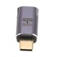 thumbnail image 1 of Conector Adaptador USB C Compacto Gris Plateado PD 140 W Carga Rápida Flexible Plug And Play USB C3.1 Adaptador Recto Magnético 8 K HD 24 Pines Para Tabletas, 1 of 8