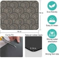 thumbnail image 5 of Rubber Dish Drying Mat for Kitchen Counter Large Grey Washable Quick Home Coffee Pad Fit Under Sink,Bar,Utensils or Stemware 16x18in, 5 of 6