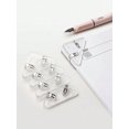 thumbnail image 5 of 10pcs/Pack Mixed Color Plastic Triangle-Shaped Clips / Folders (For Documents Or Paper), 5 of 5
