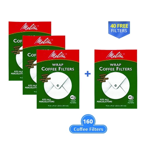 Melitta 627402 Percolator Coffee Filters 40 Counts (4 Pack) Walmart