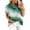 Dark Green, variant on Women's Tops, Tees & Blouses Puff Short Sleeve Ruffle Collar V Neck Womens Button Down Shirt Dressy Casual Business Marble Print Summer Tops Trendy Blouses for Women Gray S