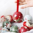 thumbnail image 2 of Christmas Theme Storage Box 7Cm Green Tinplate Case Hanging Ornament 4Pcs, 2 of 5