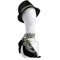 SSWBasics Premium Glossy White Plastic Mannequin Head for Wig | 18 1/2ʺH Wig Head Mannequin | Mannequin Head for Hats Display