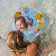 thumbnail image 4 of EIMELI Inflatable Ride-On Pool Float Baby Swimming Pool Ring for Infant Toddler Kids Summer Inflatable Safety PVC Seat-Green-Pink, 4 of 9