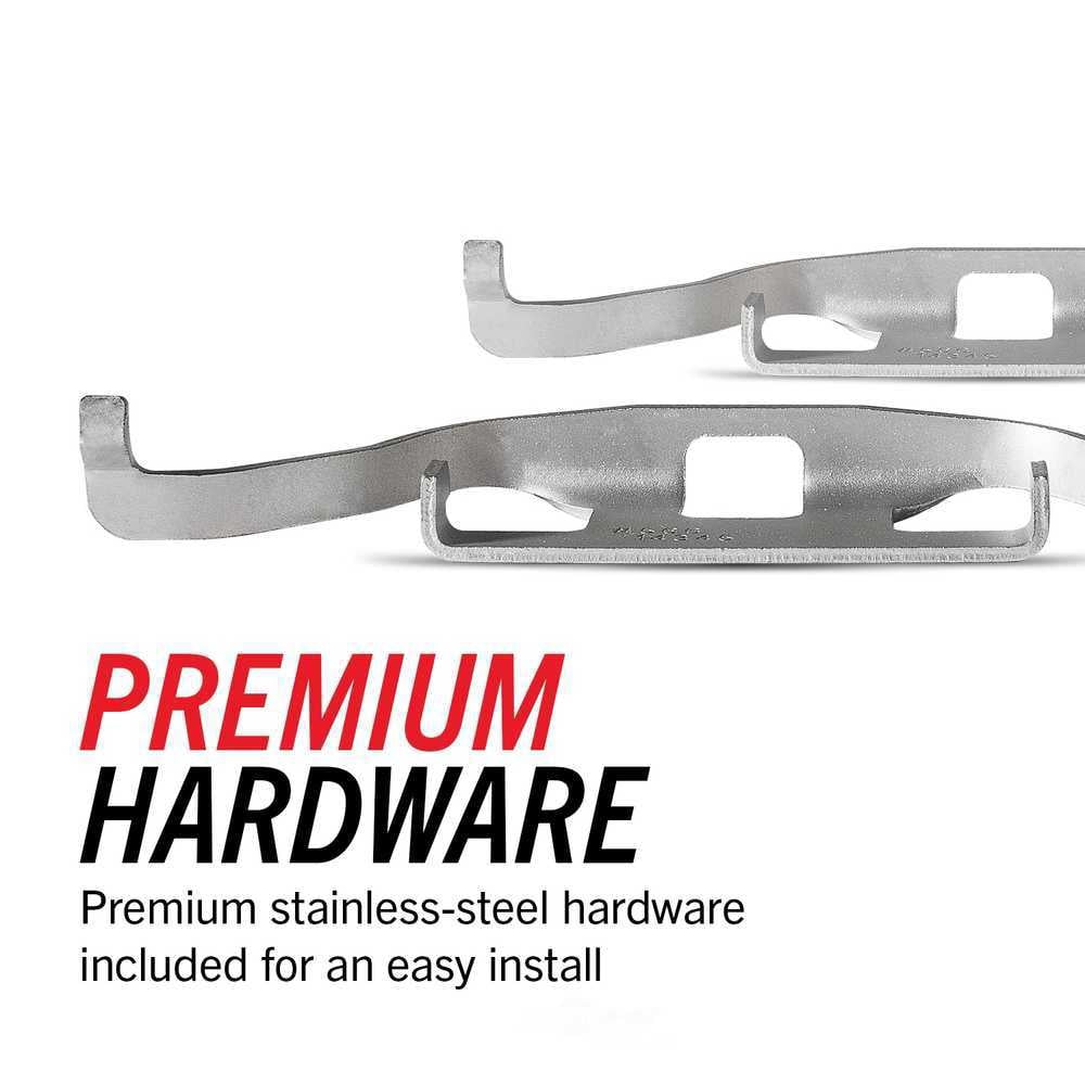PowerStop NXE-2237 Next Gen Euro Carbon Fiber-Ceramic Brake Pads with Hardware Kit