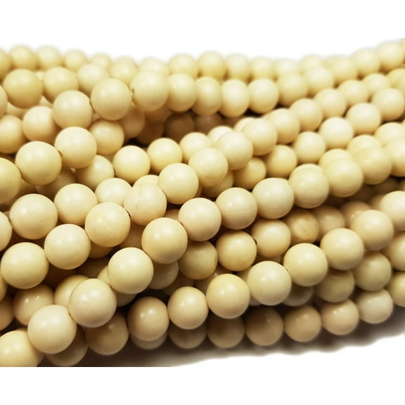 4mm White Petrified Wood Agate Smooth Round Beads Genuine Gemstone Natural Jewelry Making