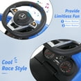 thumbnail image 5 of TOBBI 3 in 1 Ride on Push Car for Toddlers Mercedes Benz Licensed Stroller Sliding and Working Car with Canopy, Music, Horn, Cup Holder, 5 of 13