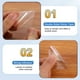 thumbnail image 3 of Uxcell Almohadillas Adhesivas Doble Cara Transparentes, Cinta de Montaje Pre-Cortada Cuadrada de 1.89'' x 1.89'' Impermeable Removible Fuerte Cinta Adhesiva de Gel para Colgar en Paredes, 150 Pcs, 3 of 6
