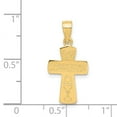 thumbnail image 4 of 14K Yellow Gold Charm Pendant 19 mm 12 First Holy Communion Cross, 4 of 4