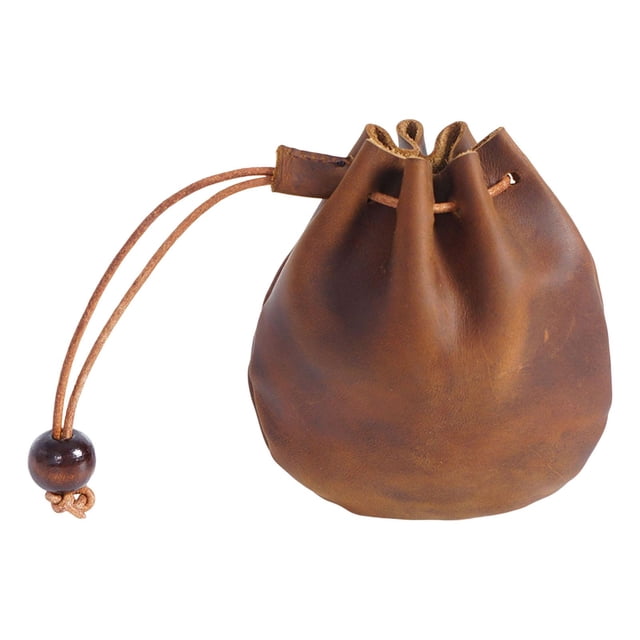 Monedero multiusos Zulema Monedero con cordón PU suave Marrón cro