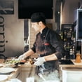 thumbnail image 3 of Pirate Mesh Chef Hat Skull Hat Restaurant Restaurant Chef Hat Kitchen Cooking, 3 of 10