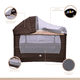 thumbnail image 2 of Cuna Corral Para Bebé Starkids Galaxis Portátil Cambiador Beige, 2 of 6