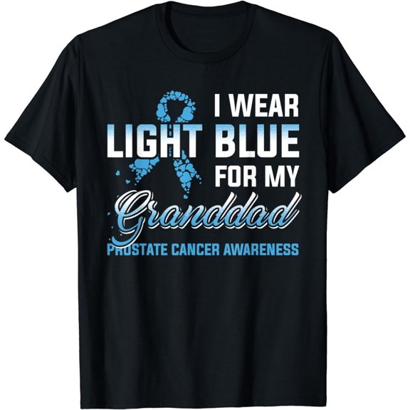 I Wear Light Blue For My Granddad Prostate Cancer T-Shirt