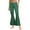 Green, variant on Women's Flared Leg Pants - High Waist Wide Leg Trousers, Dance & Casual Wear (XS-XXXXL, 14 Colors) | Yubnlvae | Ladies Solid Color High Waist Slim Fit Casual Flared Pants (Black | L)