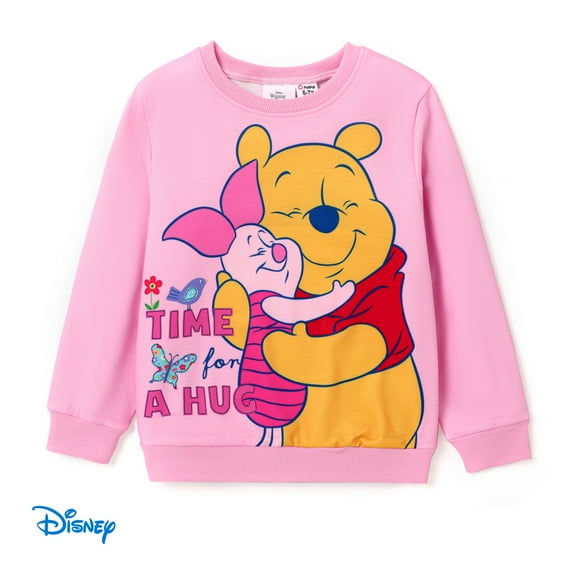 Disney Winnie the Pooh Kid Girl Character Sweatshirt Size 6-12