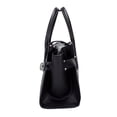 thumbnail image 3 of Bolsa Michael Kors Carmen Medium Satchel Belted Cuero Negro, 3 of 5
