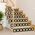 thumbnail image 4 of Mi Alma Black Yellow Unique Peel & Stick Tiles - Vinyl Backsplash 8x8, 4 of 10