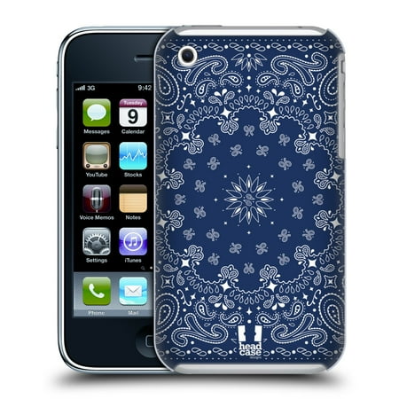 Iphone 3g Holster - HEAD CASE DESIGNS CLASSIC PAISLEY BANDANA HARD BACK CASE FOR APPLE IPHONE PHONES