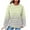Beige-Sweatshirts, variant on AGWOLF Waffle Knit Hoodies for Women Preppy Striped Long Sleeve Sweatshirt Trendy Drawstring Athletic Pullover