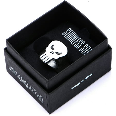 Marvel Punisher Skull Steel Ring