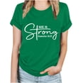 thumbnail image 1 of Blouses pour Femmes Hauts Imprimés Manches Courtes Blouse Col Rond T-Shirt Hauts, 1 of 1