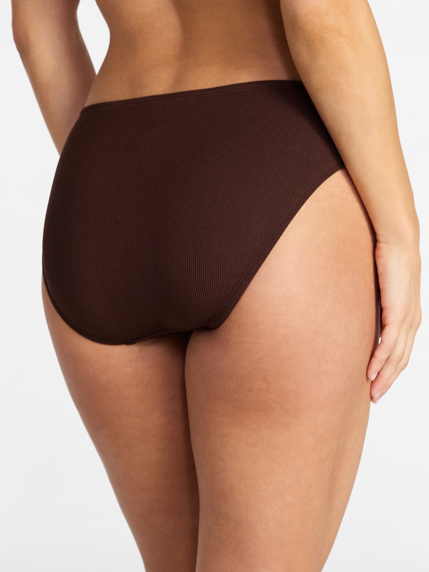 Time and Tru Women's Collections Cross Front Low Rise Bikini Bottoms, Sizes XS-XL
