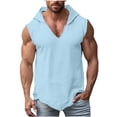 thumbnail image 2 of Neewe Mens Sleeveless Tank Tops Workout Gym Muscle Shirts Vintage Soild Summer Beach T Shirts, 2 of 7