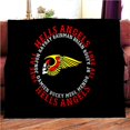 thumbnail image 1 of Manta de Hells Angels Sons of Anarchy Hell Riders, Decke,deka, couverture,viltti,koc, 담, deken,cobertor,frazada, täppe, teppe, 1 of 4
