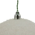 thumbnail image 2 of Vickerman N185711D Boule Perlée Blanche de 4,75 Pouces avec Perçage 6 par Sac, 2 of 3