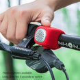 thumbnail image 4 of Timbres de Bicicleta Eléctrica, Bocina Electrónica para Bicicleta, Mini Timbre Timbre E-Bell Impermeable 80dB, Soporte Universal de Silicona Elástica Negro Rojo Azul, 4 of 5