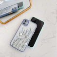 thumbnail image 3 of Compatible con iPhone 11 Pro Max Funda para PC transparente esmerilada Parte trasera 3D Flor Niñas Mujer y TPU suave Parachoques Protector de silicona delgada a prueba de golpes para, 3 of 5