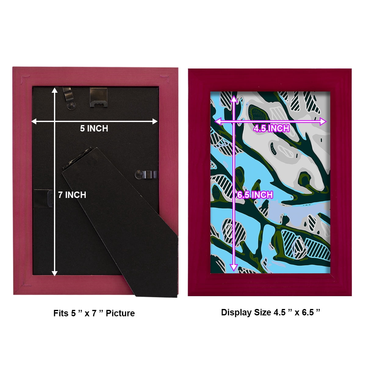 Abstract Tree Limbs I -Framed Print w/glass-Cherry Red