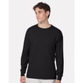 thumbnail image 2 of Hanes Men's and Big Men's Premium Beefy-T Long Sleeve T-Shirt, Up To 3XL, 2 of 3