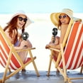 thumbnail image 2 of Handheld Fan Rechargeable, Personal Portable Fan 3 speed Levels, USB 4000 mAh Battery Operated [6-30H Worktime] Mini Fan for Girls Kids Women Travel Indoor Outdoor, 2 of 9