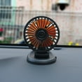 thumbnail image 6 of Kraoden Automobile Fan, Truck, 12V Car, Universal Fan, Van, Large Wind Electric Fan for Cool Inside, 6 of 6