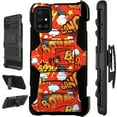 thumbnail image 1 of WORLD ACC LuxGuard Holster Case Compatible with Samsung Galaxy A71 4G Hybrid Phone Cover (Comic Boom Red), 1 of 1