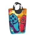 thumbnail image 2 of Bingfone Gaming Laundry Hamper,Large Canvas Fabric Lightweight Storage Basket Toy Organizer Dirty Clothes Collapsible, 2 of 6