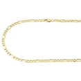 thumbnail image 3 of Real 10K Yellow Gold Solid Figaro Chain 2.50mm Necklace Men's or Women's with Lobster Clasp, 16" - 24", 3 of 6