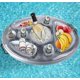 thumbnail image 1 of Large Capacity Floating Drink Holder With 8 Trays For Outdoor Buffet Service Ideal For Summer Pool And Beach Parties, 1 of 5