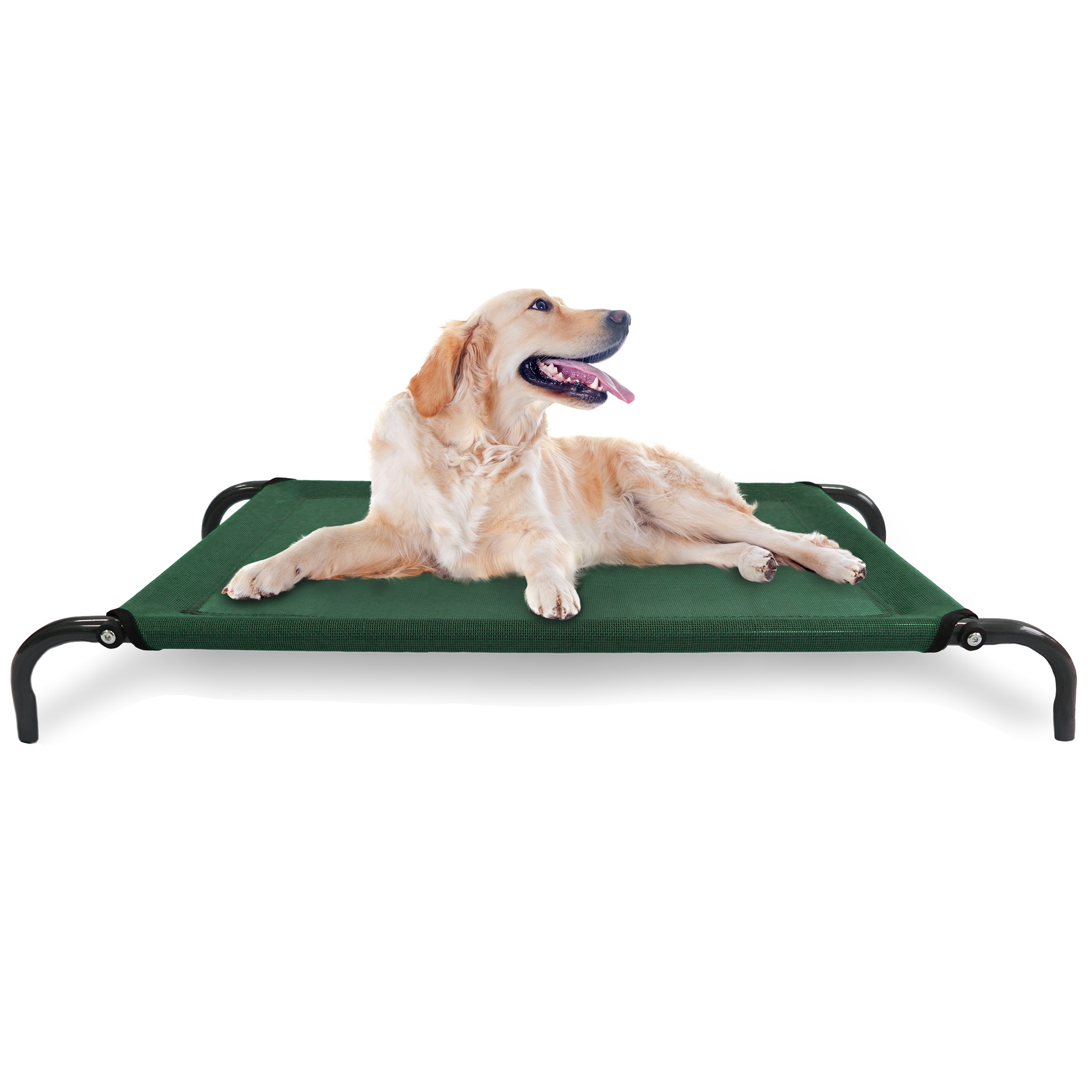 FurHaven Pet Cot Bed Elevated Cot Pet Bed for Dogs & Cats, Forest
