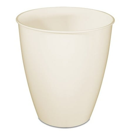 Sterilite 3 Gallon Round Wastebasket, Seashell