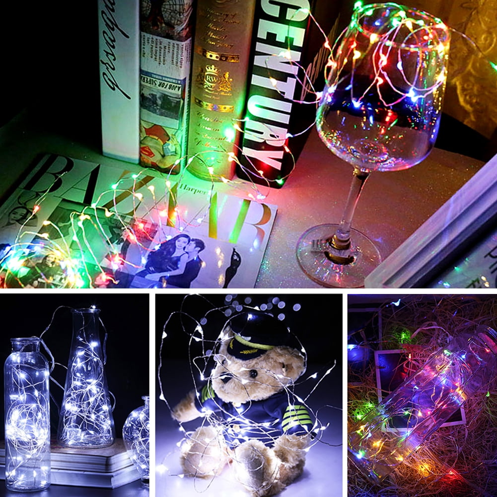 1M 2M 3M Copper Wire Battery Operated LED String Fairy Lights For Home Decor ED 