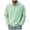 Light Green, variant on Ketyyh-chn99 Long Sleeve Polo Shirts for Men Knit Polo Men's Long Sleeve Solid Color Half Zipper Chest Pocket Long Sleeve Size for 2XL,Khaki