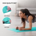 thumbnail image 4 of PROIRON Foldable Travel Yoga Mat 0.16" PVC, Folding Exercise Mat Non Slip for Yoga Pilates Camping Outdoors, Lightweight Packable, Turquoise, 4 of 8
