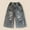 ZA-Black-today's deals, variant on MKOSPLRT Little Girl Ripped Jeans for 1-10 Years Elastic Waist Baggy Wide Leg Denim Pants Retro Y2K Jeans Distressed Jeans with Pocket